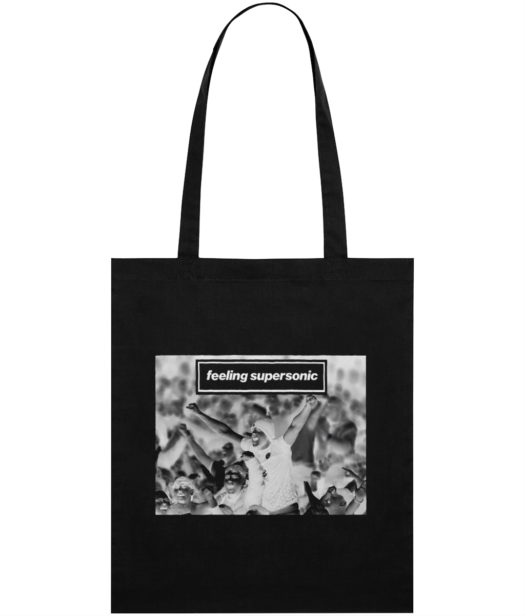 Feeling supersonic Crowd Tote Bag