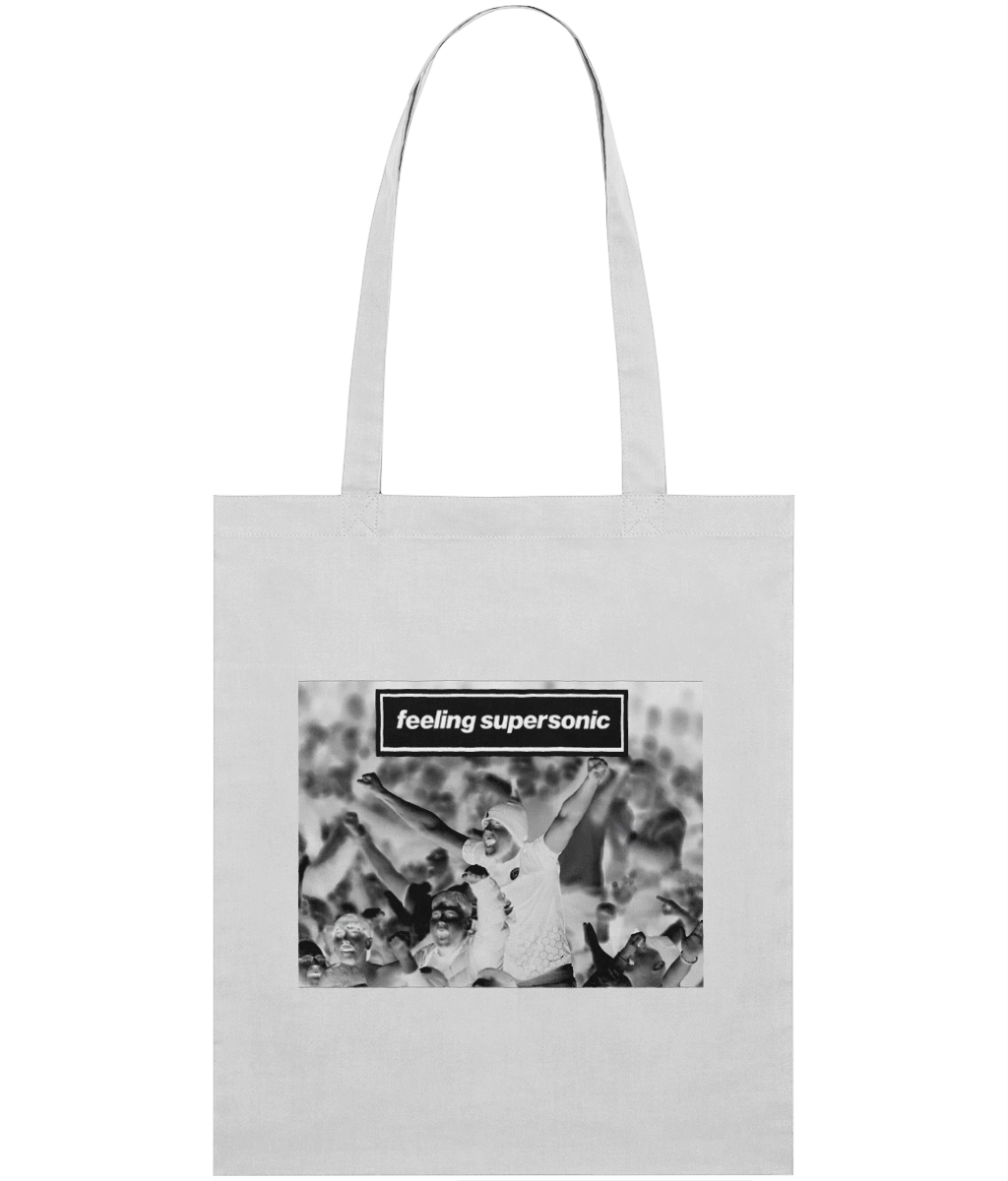Feeling supersonic Crowd Tote Bag